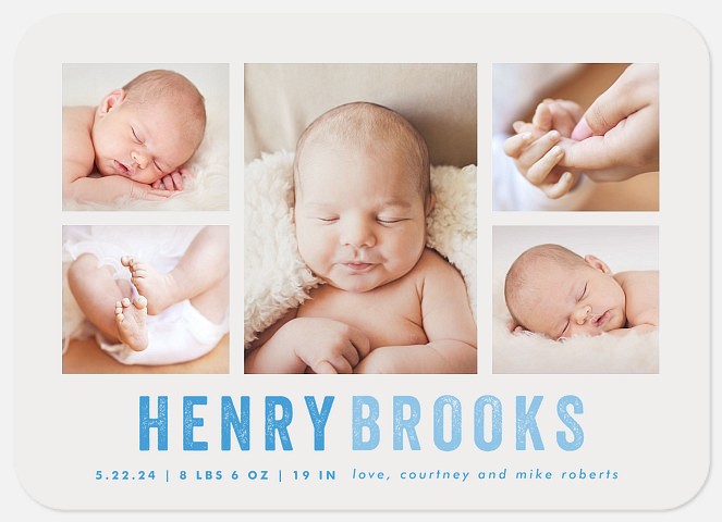 Little Moments Baby Birth Announcements