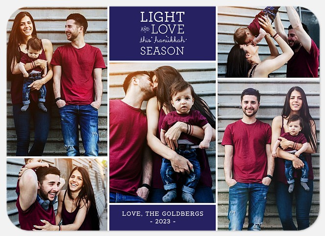 Light & Love Hanukkah Photo Cards