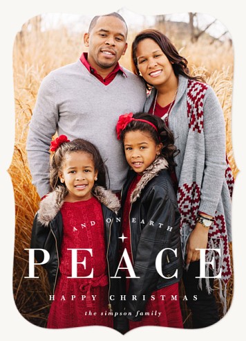 Luxe Peace Christmas Cards