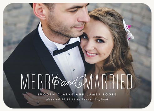 Very Married  Christmas Cards