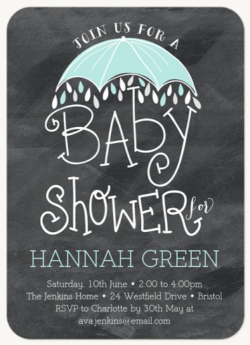 Charming Darling Baby Shower Invites 