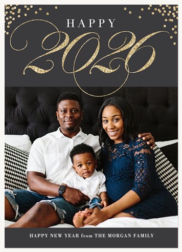Posh Glitter Christmas Cards