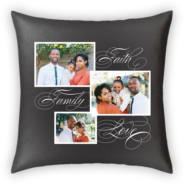 Faith Family Love Custom Pillows