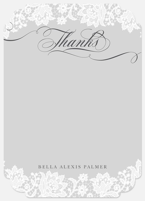 Delicately Charmed Thank You Cards 