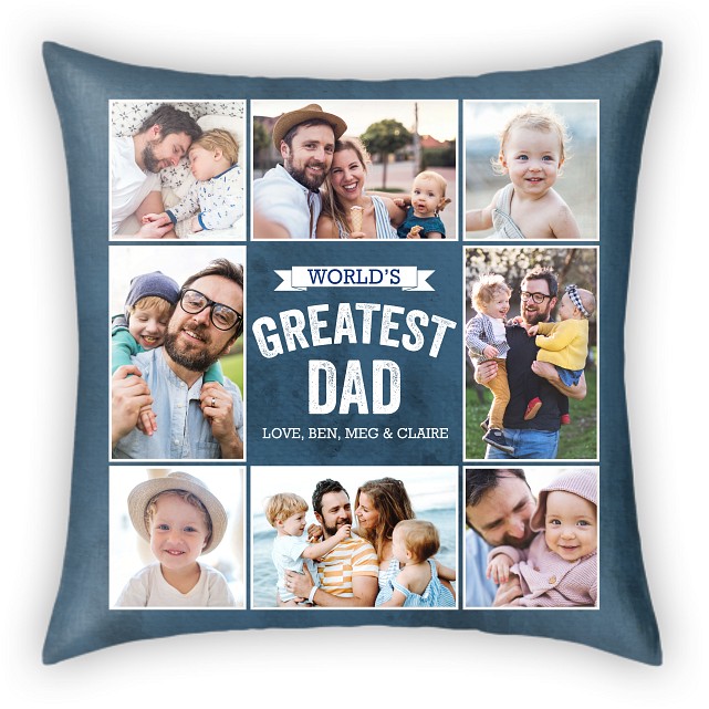 A Father's Greatness Custom Pillows