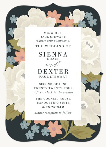 Vintage Romance Wedding Invitations