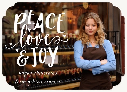 Joyful Hearts Christmas Cards for Business