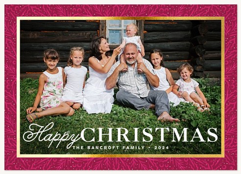 Dashing Frame Christmas Cards