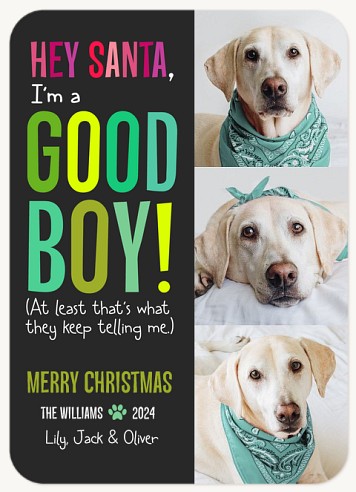 Good Boy Christmas Cards