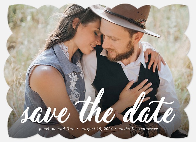 Our Forever  Save the Date Photo Cards
