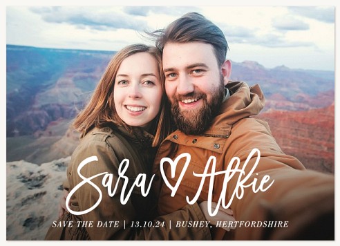 You & Me Save the Date Cards