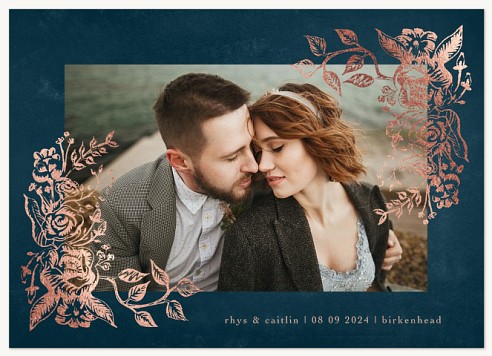 Floral Filigree Save the Date Cards