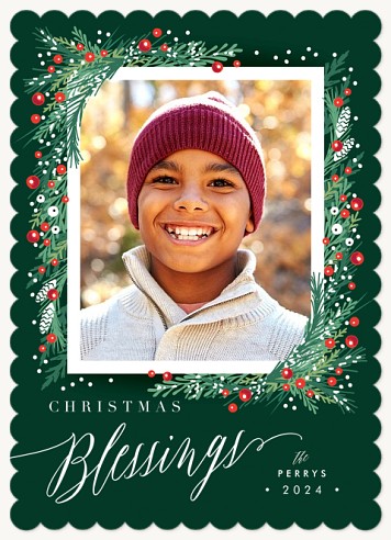 Sugarplum Pine  Religious Christmas Cards