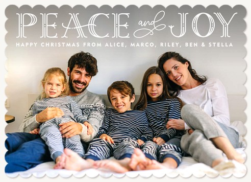 Frosted Peace Christmas Cards
