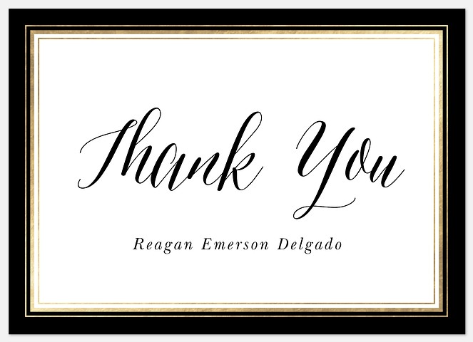 Simply Traditional Thank You Cards 