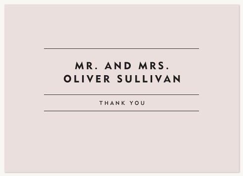 Breaking News Wedding Thank You Cards