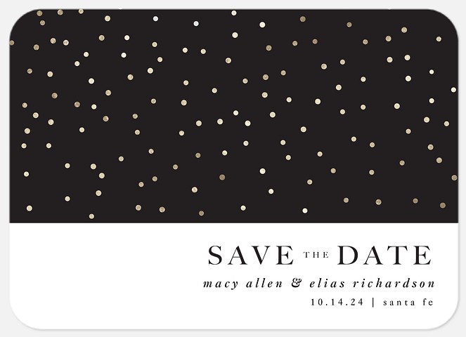 Dotted  Save the Date Photo Cards