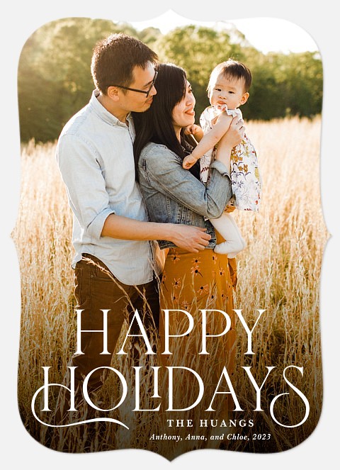 Classic Storybook Holiday Photo Cards