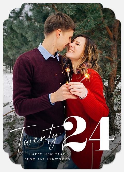 Yearly Overlay Holiday Photo Cards