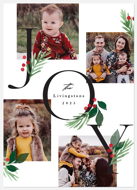 Ode to Joy Holiday Photo Cards