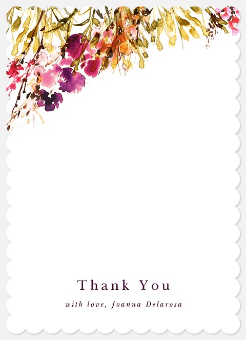 Wildflowers Thank You Cards 
