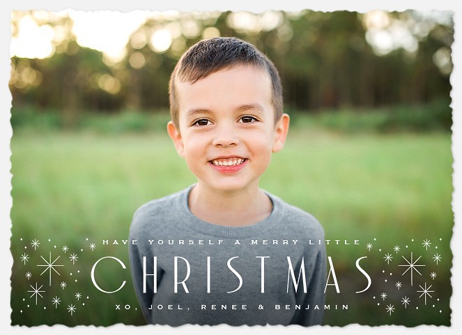 Joyful Wishes Holiday Photo Cards