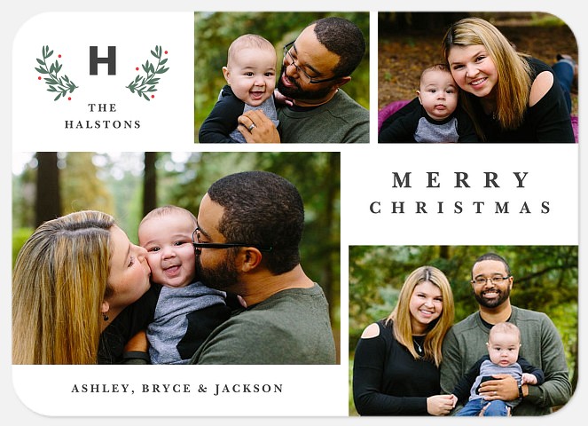 Laurel Berry Holiday Photo Cards