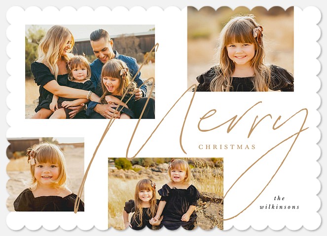 Big Merry Holiday Photo Cards
