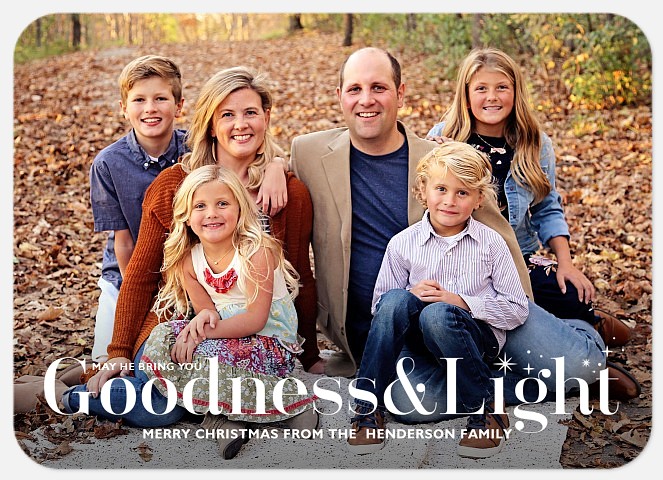 Goodness & Light Holiday Photo Cards