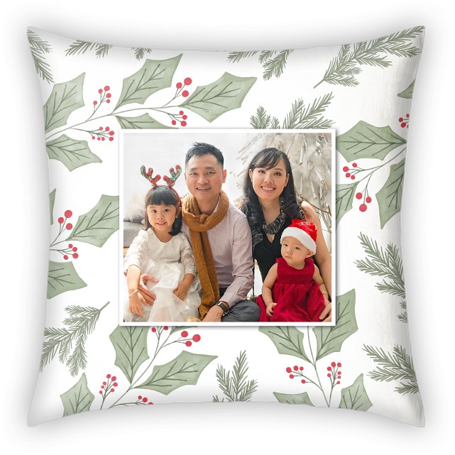 Holiday Foliage Custom Pillows