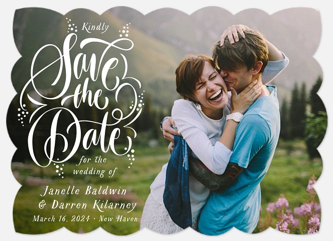 Bountiful Bouquet Save the Date Photo Cards