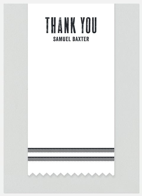 Collegiate Banner Thank You Cards 