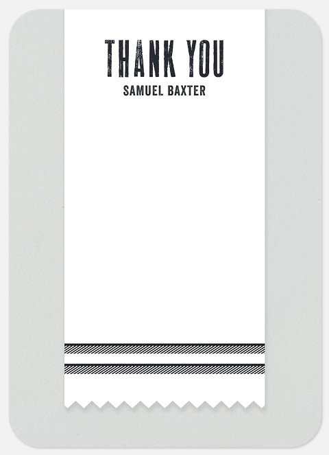 Collegiate Banner Thank You Cards 