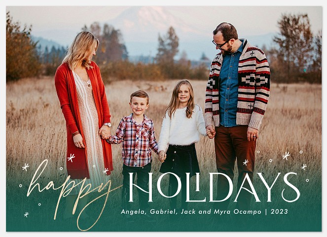Winter Wishes Holiday Photo Cards