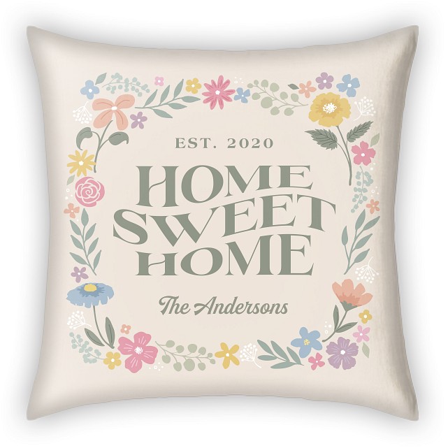 Home Sweet Home Custom Pillows