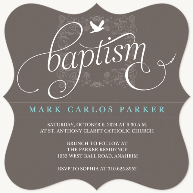Love Dove Baptisms & Christening Invitations