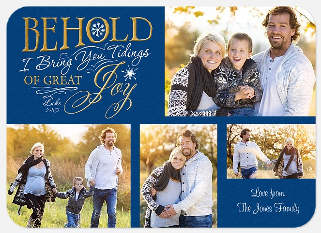 Cheerful Tidings  Holiday Photo Cards