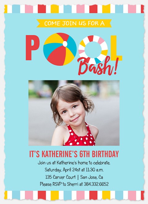 Splish Splash Kids' Birthday Invitations
