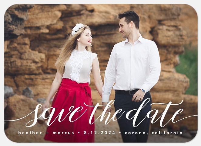 Grand Declaration Save the Date Photo Cards