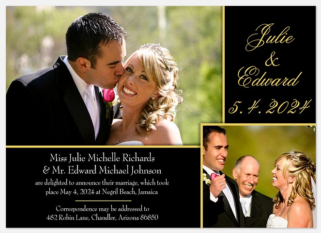 PAW111 Wedding Announcements