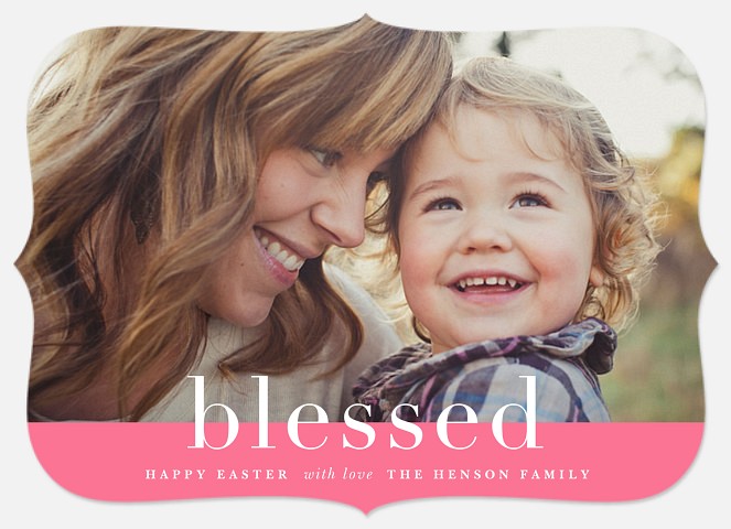 Blessed with Love Easter Photo Cards