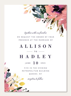 Painted Garden | Wedding Invitations