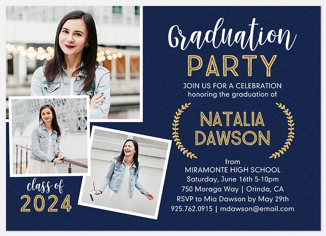 Whimsical Party Graduation Cards