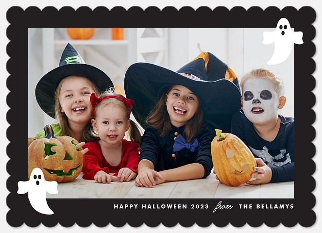 Ghosty Greetings Halloween Photo Cards