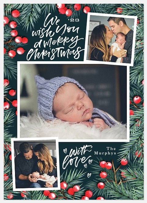 Berry Mix Holiday Photo Cards