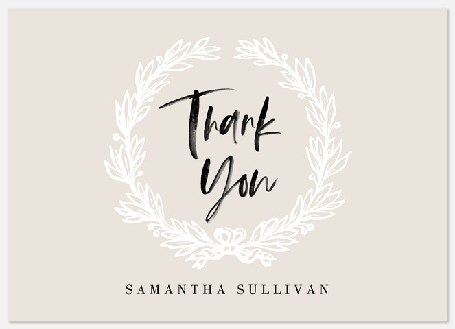 Sophisticated Sketch Thank You Cards 