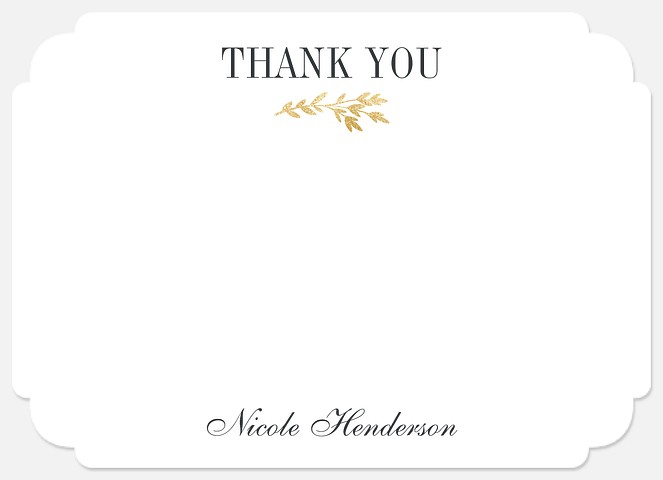 Sweet Laurel Thank You Cards 