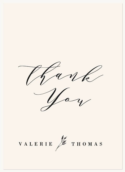 Poetic Thank You Cards 