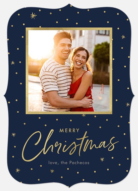 Simply Celestial Holiday Photo Cards