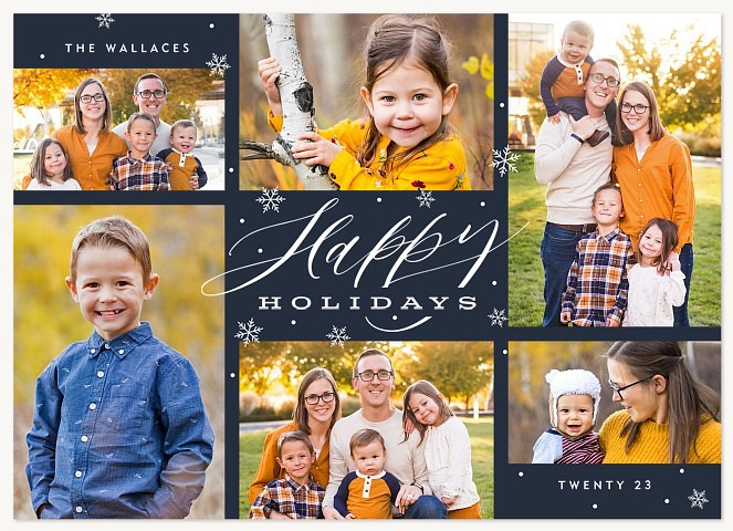 Snowfall Gallery Personalized Holiday Cards